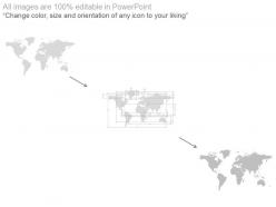 World map business center locations powerpoint slides