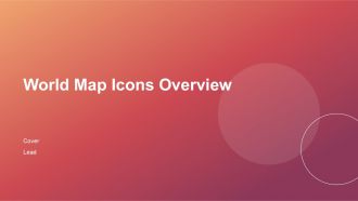 World Map Icons Overview PPT Template ACP World Map Icons Overview PPT Template ACP