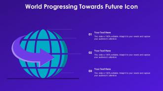World Progressing Towards Future Icon