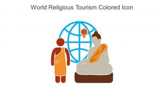 World Religious Tourism Colored Icon In Powerpoint Pptx Png And Editable Eps Format