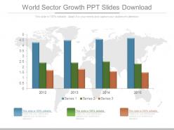 World sector growth ppt slides download