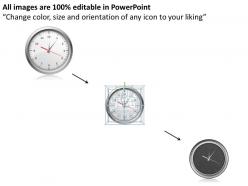 World time powerpoint template slide