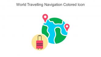 World Travelling Navigation Colored Icon In Powerpoint Pptx Png And Editable Eps Format