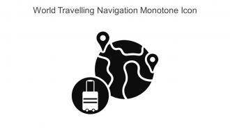 World Travelling Navigation Monotone Icon In Powerpoint Pptx Png And Editable Eps Format