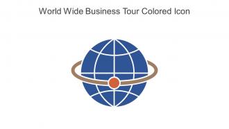 World Wide Business Tour Colored Icon In Powerpoint Pptx Png And Editable Eps Format