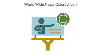 World Wide News Colored Icon In Powerpoint Pptx Png And Editable Eps Format