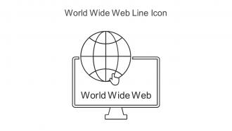 World Wide Web Line Icon