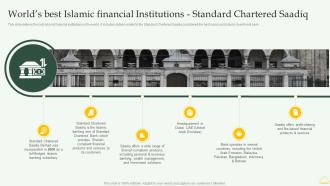 Worlds Best Islamic Chartered Saadiq Comprehensive Overview Islamic Financial Sector Fin SS
