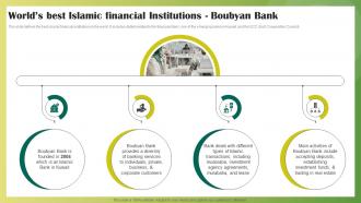 Worlds Best Islamic Financial Institutions Boubyan Bank Ethical Banking Fin SS V