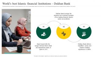 Worlds Best Islamic Financial Institutions Dukhan Bank Interest Free Banking Fin SS V