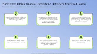 Worlds Best Islamic Financial Institutions Standard Chartered Saadiq Guide To Islamic Banking Fin SS V