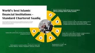 Worlds Best Islamic Financial Institutions Standard Chartered Shariah Compliant Banking Fin SS V
