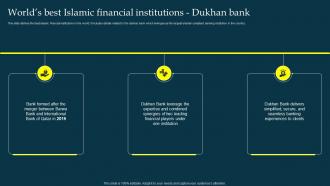 Worlds Financial Institutions Dukhan Bank Profit And Loss Sharing Pls Banking Fin SS V