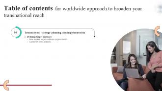 Worldwide Approach To Broaden Your Transnational Reach Strategy CD V Ideas Images