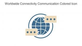 Worldwide Connectivity Communication Colored Icon In Powerpoint Pptx Png And Editable Eps Format
