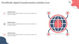 Worldwide Digital Transformation Mindset Icon
