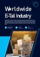 Worldwide E Tail Industry Pdf Word Document IR V