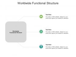 Worldwide functional structure ppt powerpoint presentation ideas icons cpb