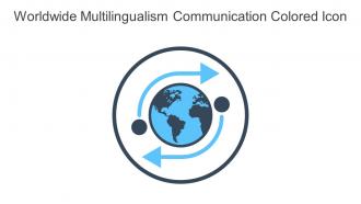 Worldwide Multilingualism Communication Colored Icon In Powerpoint Pptx Png And Editable Eps Format