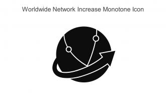 Worldwide Network Increase Monotone Icon In Powerpoint Pptx Png And Editable Eps Format