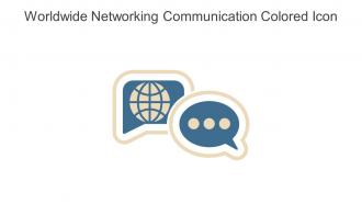 Worldwide Networking Communication Colored Icon In Powerpoint Pptx Png And Editable Eps Format