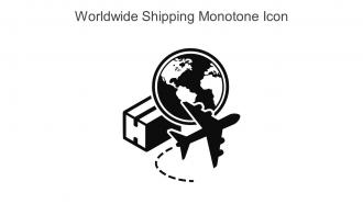 Worldwide Shipping Monotone Icon In Powerpoint Pptx Png And Editable Eps Format
