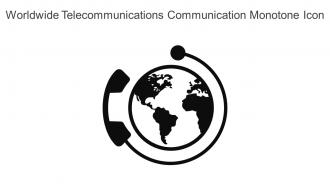 Worldwide Telecommunications Communication Monotone Icon In Powerpoint Pptx Png And Editable Eps Format