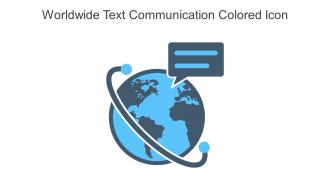 Worldwide Text Communication Colored Icon In Powerpoint Pptx Png And Editable Eps Format