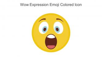Wow Expression Emoji Colored Icon In Powerpoint Pptx Png And Editable Eps Format