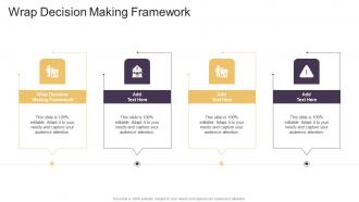 Wrap Decision Making Framework In Powerpoint And Google Slides Cpb