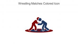 Wrestling Matches Colored Icon In Powerpoint Pptx Png And Editable Eps Format