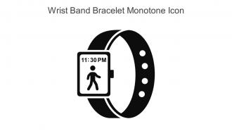 Wrist Band Bracelet Monotone Icon In Powerpoint Pptx Png And Editable Eps Format