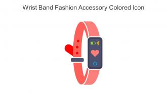 Wrist Band Fashion Accessory Colored Icon In Powerpoint Pptx Png And Editable Eps Format