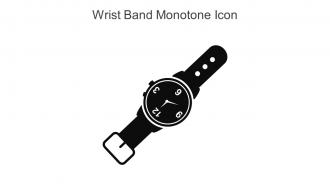 Wrist Band Monotone Icon In Powerpoint Pptx Png And Editable Eps Format