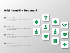 Wrist instability treatment ppt powerpoint presentation slide