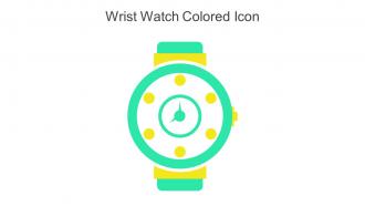 Wrist Watch Colored Icon In Powerpoint Pptx Png And Editable Eps Format