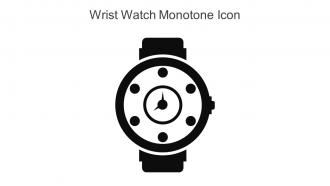 Wrist Watch Monotone Icon In Powerpoint Pptx Png And Editable Eps Format