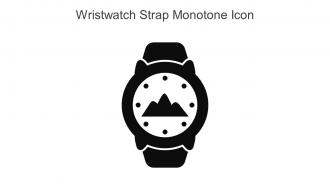 Wristwatch Strap Monotone Icon In Powerpoint Pptx Png And Editable Eps Format