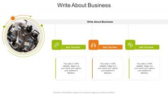 Write About Business In Powerpoint And Google Slides Cpb