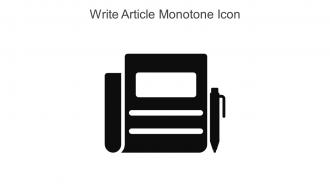 Write Article Monotone Icon In Powerpoint Pptx Png And Editable Eps Format