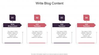 Write Blog Content In Powerpoint And Google Slides Cpb