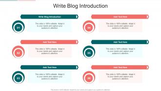 Write Blog Introduction In Powerpoint And Google Slides Cpb