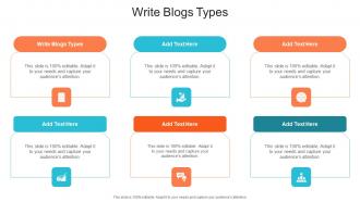 Write Blogs Types In Powerpoint And Google Slides Cpb