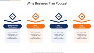 Write Business Plan Podcast In Powerpoint And Google Slides Cpb