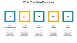 Write Charitable Donations Ppt Powerpoint Presentation File Background Cpb