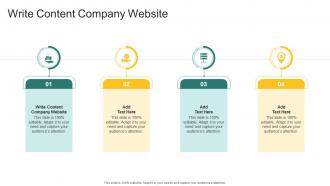 Write Content Company Website In Powerpoint And Google Slides Cpb