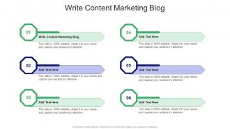 Write Content Marketing Blog In Powerpoint And Google Slides Cpb
