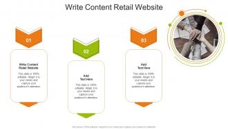 Write Content Retail Website In Powerpoint And Google Slides Cpb