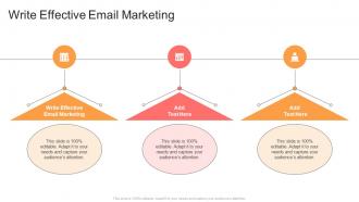 Write Effective Email Marketing In Powerpoint And Google Slides Cpb
