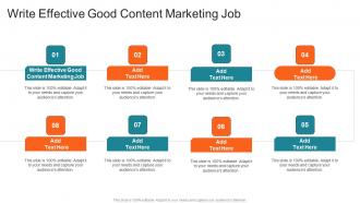 Write Effective Good Content Marketing Job In Powerpoint And Google Slides Cpb